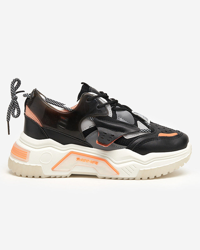 OUTLET Damskie buty sportowe sneakersy w kolorze czarno- szarym Xillop - Obuwie