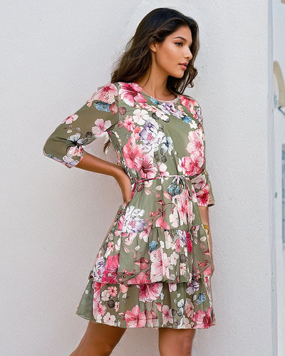 Жіноча квіткова міні-сукня Royalfashion