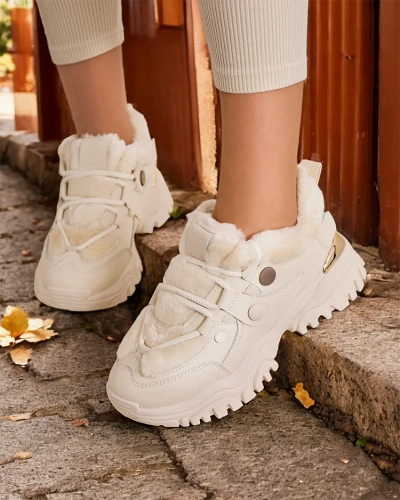 Royalfashion Sneakersy damskie z ociepleniem Poriomo