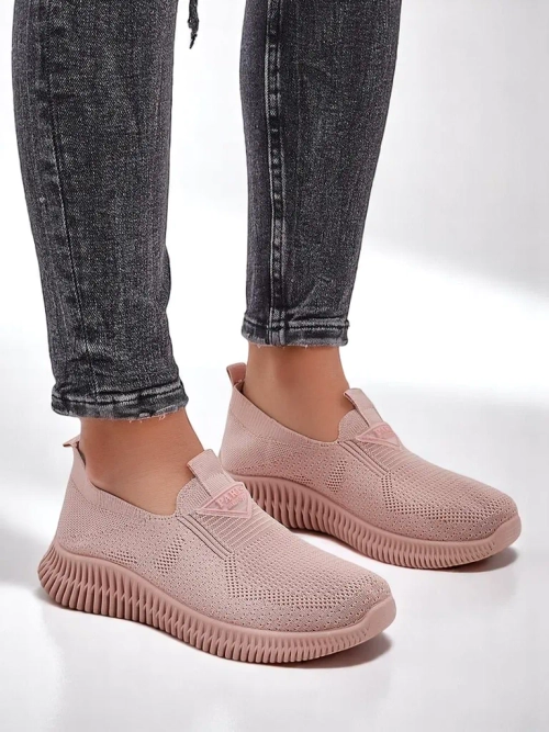 Royalfashion Wsuwane damskie materiałowe buty sportowe Serra