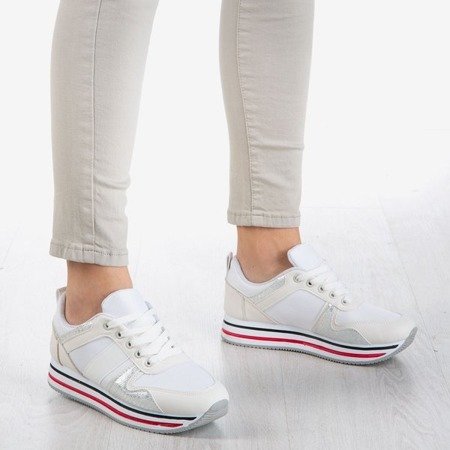 Białe sportowe buty damskie Free Now - Obuwie