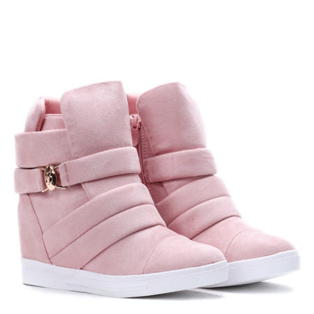 Różowe sneakersy Jane - Obuwie