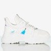 Białe buty sportowe z holograficznymi wstawkami Felicita - Obuwie