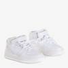 Białe dziecięce sportowe buty z wysoką cholewką Ewer - Obuwie
