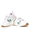Białe dziewczęce buty sportowe Fonnie - Obuwie