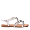 Białe sandały Janelle- Obuwie