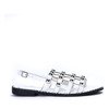 Białe sandały z dżetami Detena - Obuwie