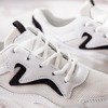Białe sportowe buty z czarną wstawką Miasea - Obuwie