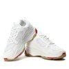 Białe, sportowe obuwie Joycea - Obuwie