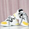 Biało-żółte buty ugly shoes Manhetten - Obuwie