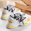 Biało-żółte buty ugly shoes Manhetten - Obuwie