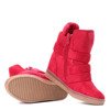Czerwone sneakersy Jane - Obuwie