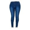 Niebieskie jeansy PLUS SIZE - Spodnie