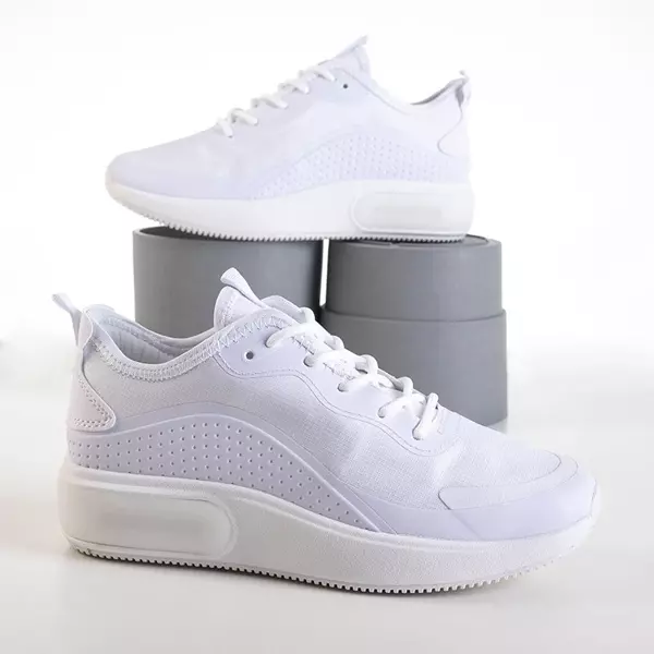 OUTLET Białe damskie sportowe buty Tituana - Obuwie