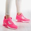 Różowo-białe damskie buty sportowe za kostkę Verna - Obuwie
