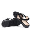 Sandały damskie w kolorze czarnym Eliamia - Obuwie 