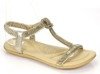 Złote sandały Jullien - Obuwie