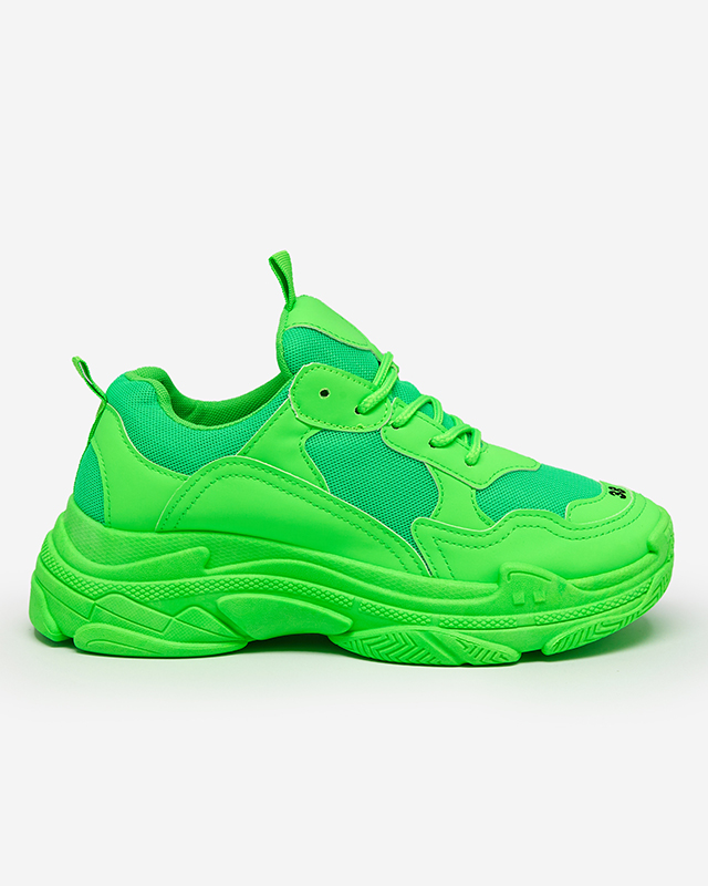 Неонові зелені жіночі спортивні кросівки Ully- Footwear