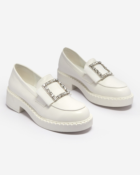 Біле жіноче взуття на масивній підошві Lerica - Взуття