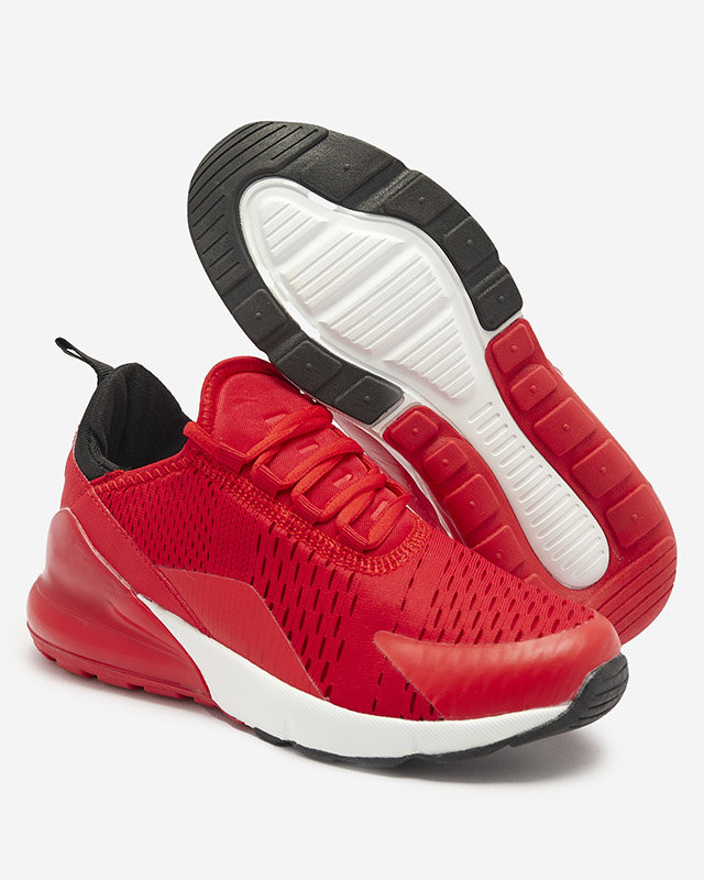 Червоні жіночі тканинні спортивні кросівки Tayrio- Footwear