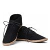 Чорні черевики на шнурівці Salutia - Взуття