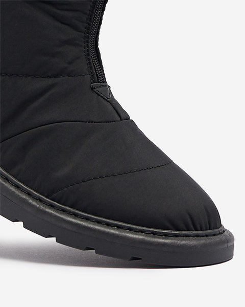 Чорні жіночі черевики а-ля снігоступи Tirigga- Footwear