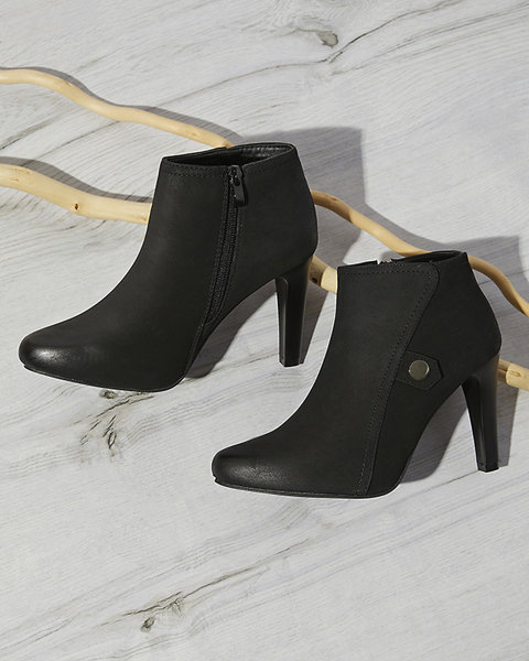 Чорні жіночі чоботи на шпильці від Lorettis - Взуття