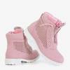 Ice Love рожеві жіночі ажурні туристичні черевики - Взуття