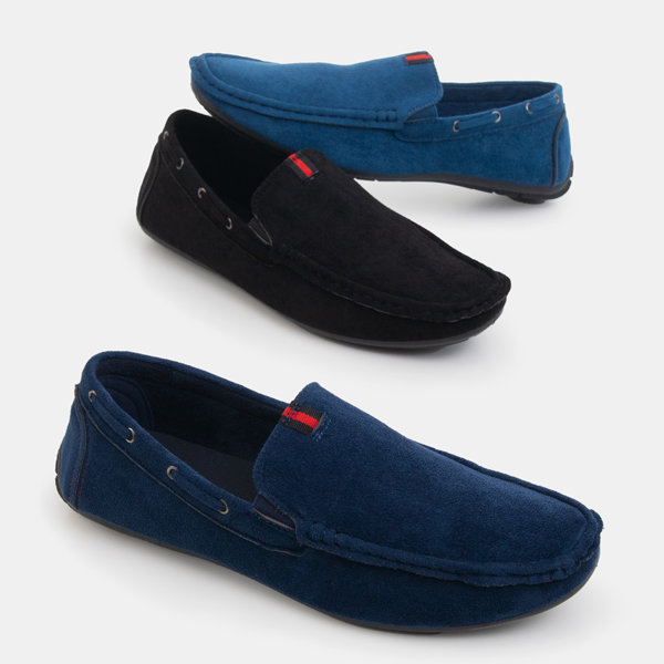 OUTLET Чоловічі темно-сині лофери Hodz-Shoes