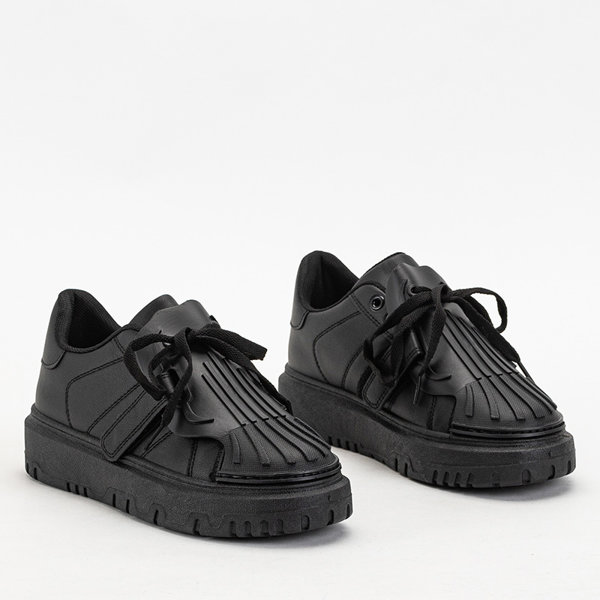 OUTLET Чорні спортивні кеди жіночі Sumikoa - Взуття