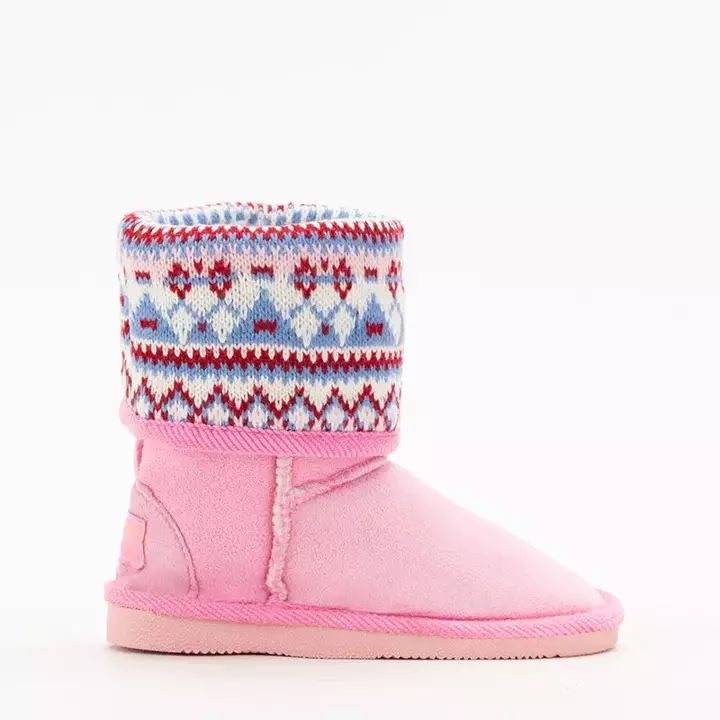 OUTLET Рожеві дитячі снігові черевики Snowiis - Взуття