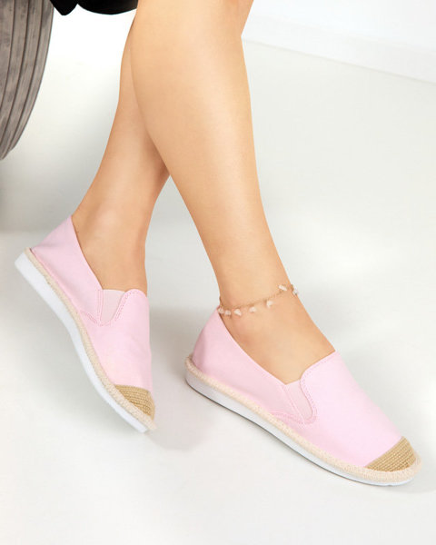 OUTLET Світло-рожеві жіночі еспадрільі Joll - Взуття