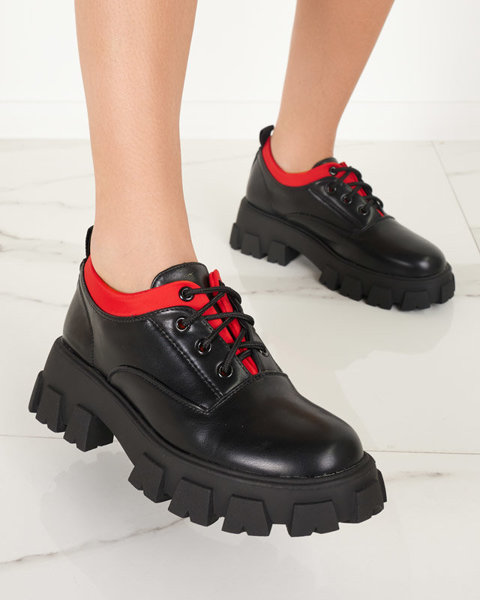 OUTLET Жіноче взуття з екошкіри чорного кольору Ozudu - Взуття