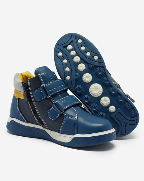 Сині дитячі високі спортивні черевики Bercam - Взуття
