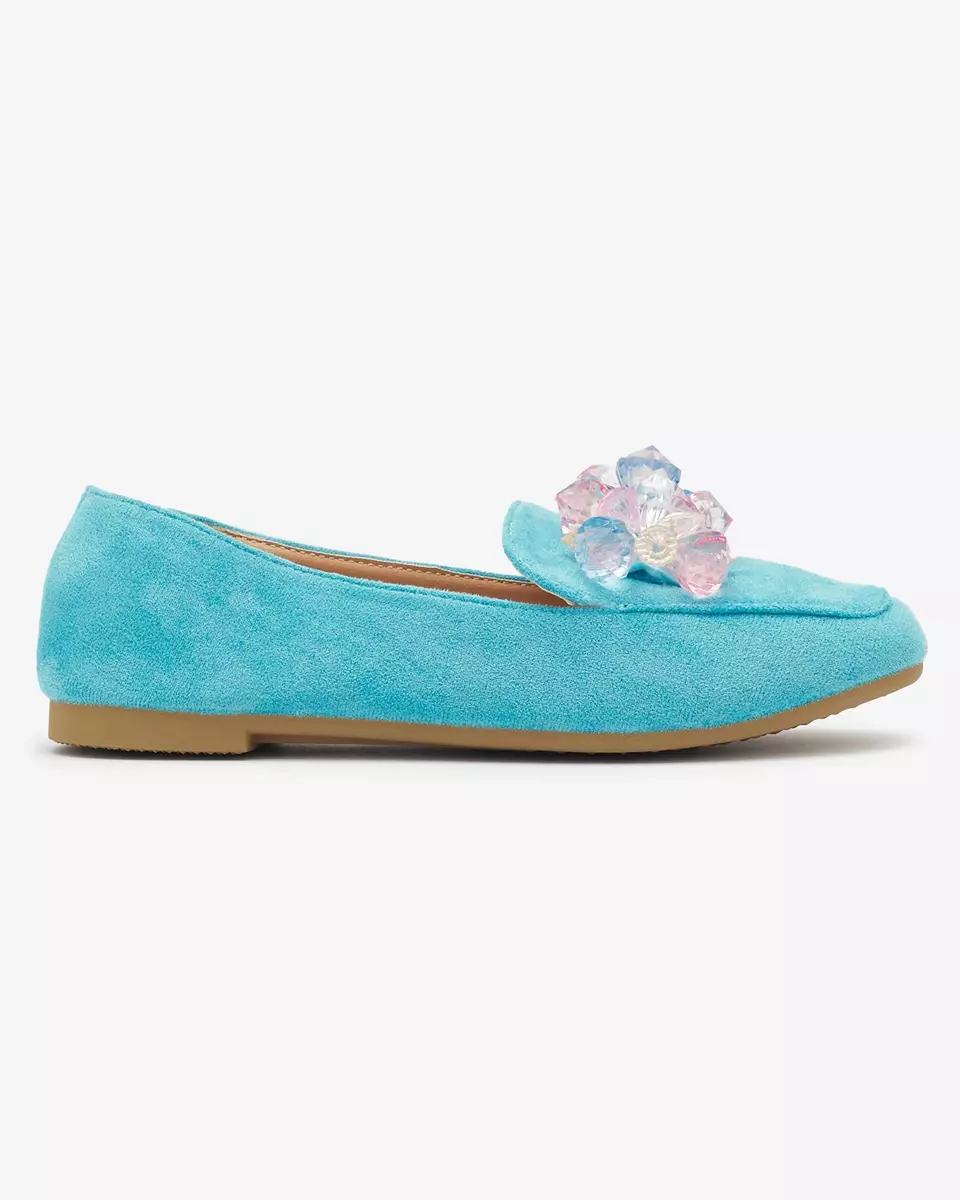 Сині жіночі мокасини з екозамші Gepossa- Footwear