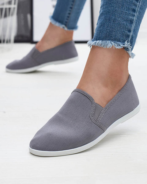 Сірі жіночі тканинні сліпони Sterika - Взуття