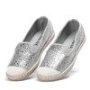 Срібні еспадрилі з парчі Шона - Взуття 1