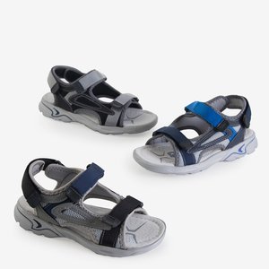 Темно-сині дитячі сандалі на липучках Asitop