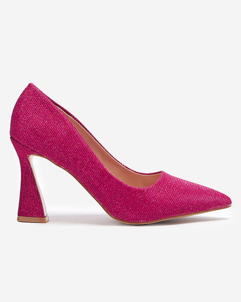 Жіночі парчеві туфлі-човники в кольорі фуксія Bluskita - Взуття