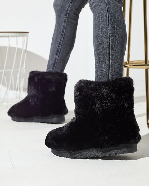 Жіночі снігоступи чорного кольору Ottola- Взуття